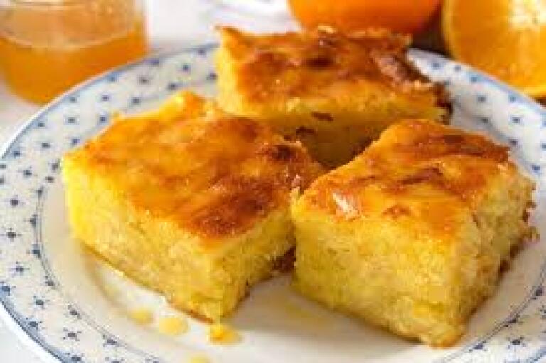 Traditionel græsk appelsinkage portokalopita
